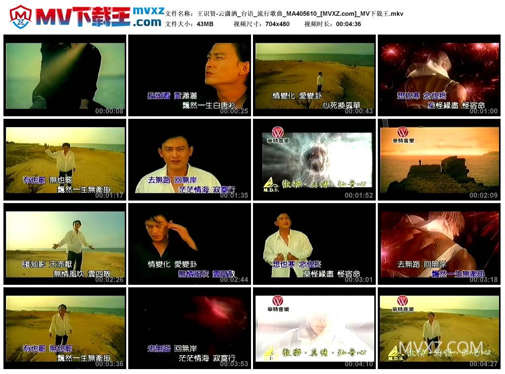 王识贤-云潇洒_台语_流行歌曲_MA405610